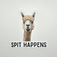Spit Happens Alpaca Sticker
