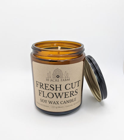 Fresh Cut Flowers Soy Candle