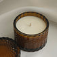 Citrine Glass Candles, Cozy Scents
