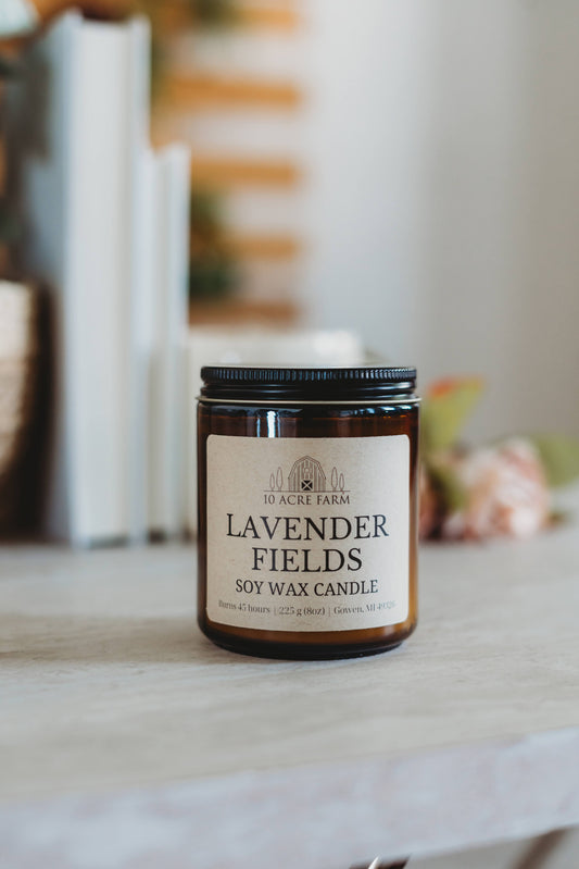 Lavender Fields Soy Candle