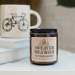 Entire Fall Candle Collection - Includes Four 8oz Amber Glass Candles