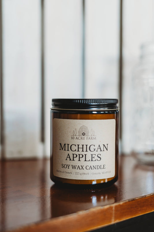 Michigan Apples Soy Candle