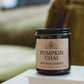 Entire Fall Candle Collection - Includes Four 8oz Amber Glass Candles