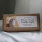 Warm + Cozy Candle Flight