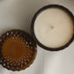 Citrine Glass Candles, Cozy Scents