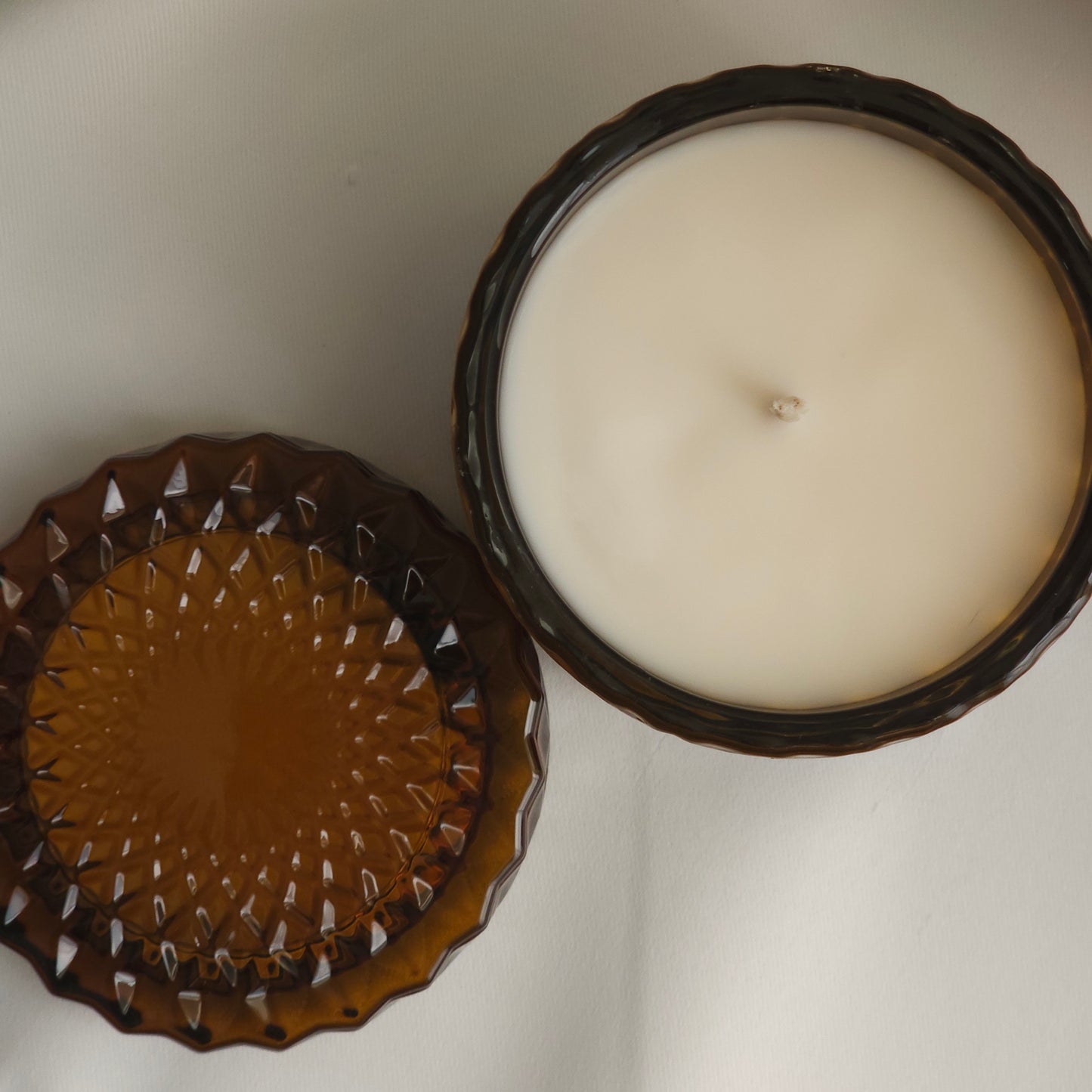 Citrine Glass Candles, Cozy Scents
